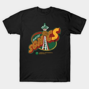 Sonics Basket Seattle T-Shirt